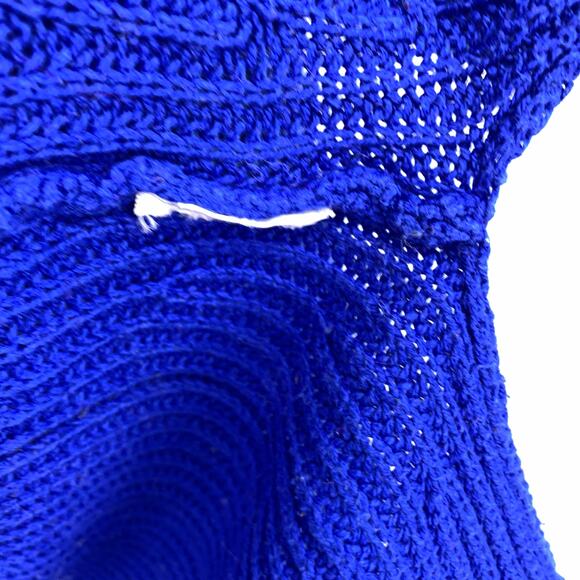 Express Tunic Sweater Womens Size Medium Colorblock Chevron Detail Blue Black - Picture 6 of 6